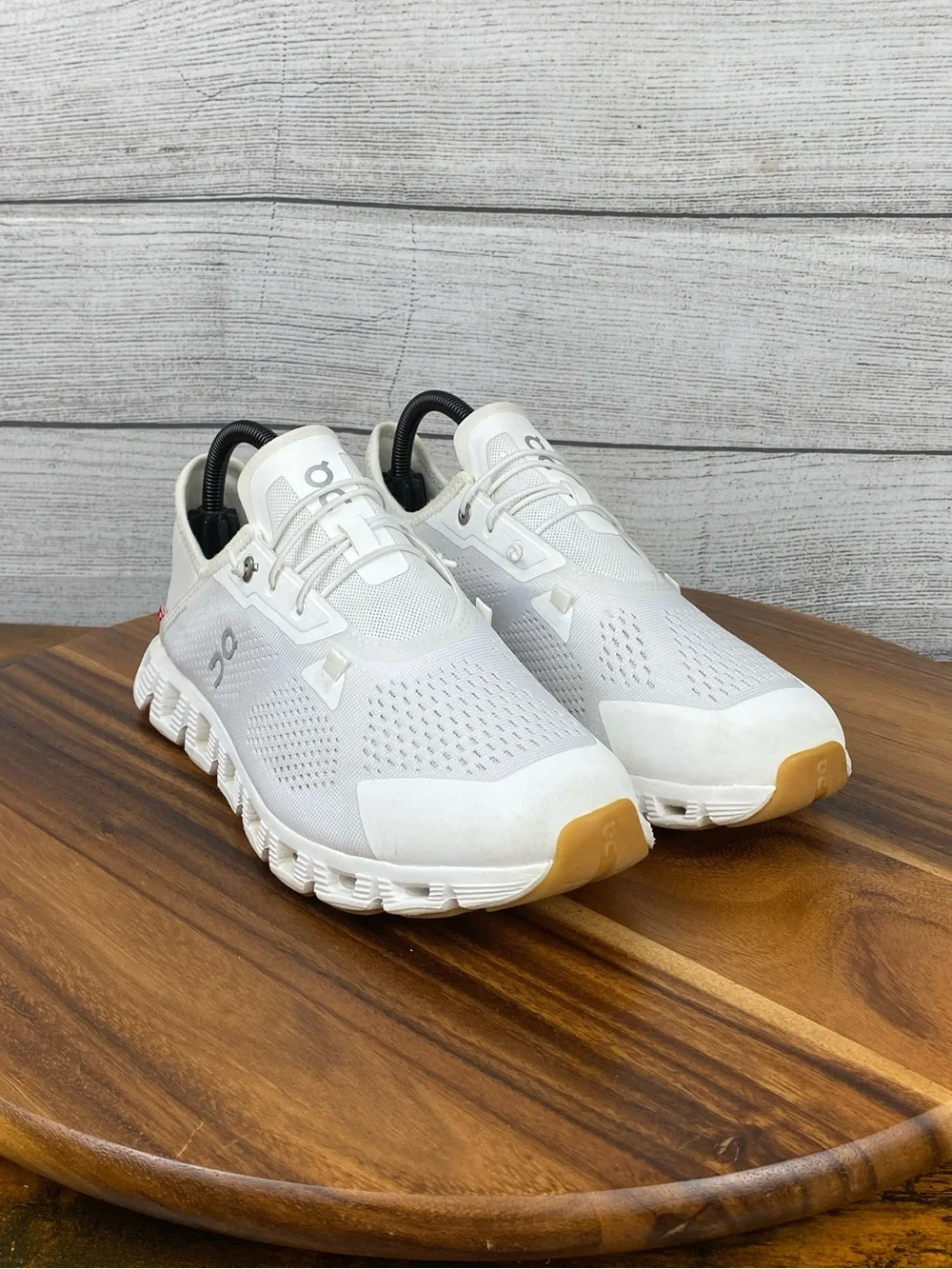 ON Running Cloud 5 Coast All White Slip On Lifestyle Shoe Women’s Sneaker Size 9